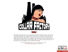 Tablet Screenshot of collarfactory.com